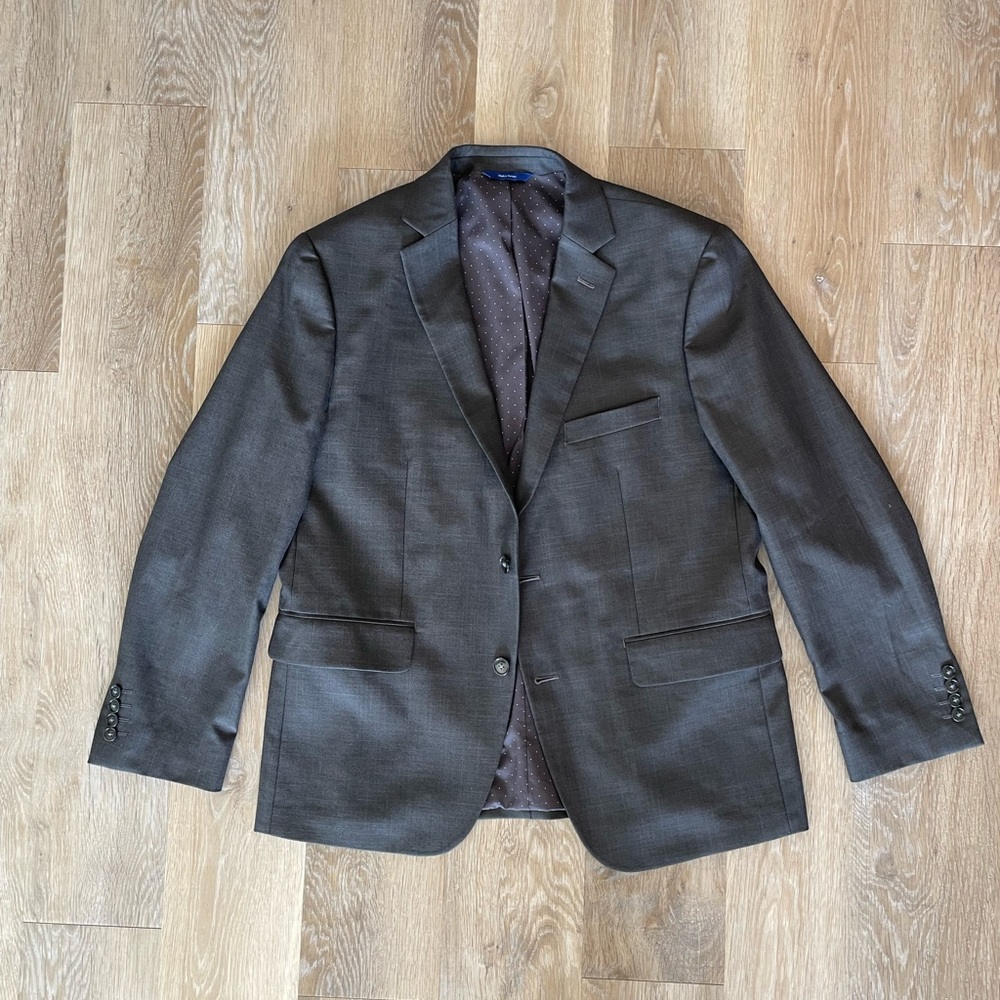 Men’s Suit Jacket Charcoal Gray 42S